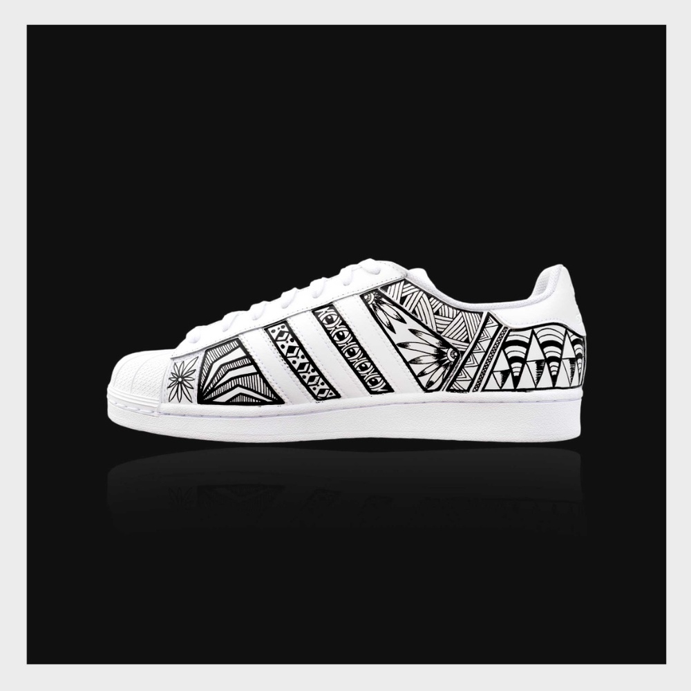 1 of a kind Adidas Superstar Frost White - Picture 3 of 5